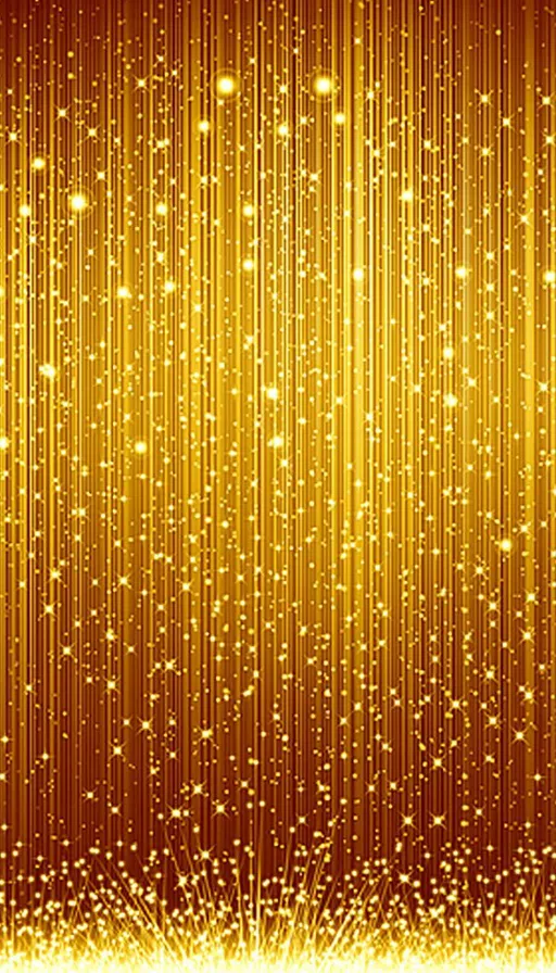 a shiny gold background with lots of sparkles