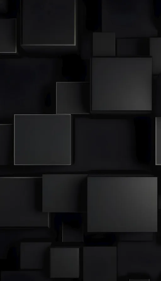 a black background with squares and rectangles