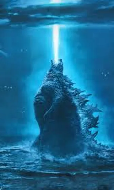 make it a clean and sharp image of Godzilla