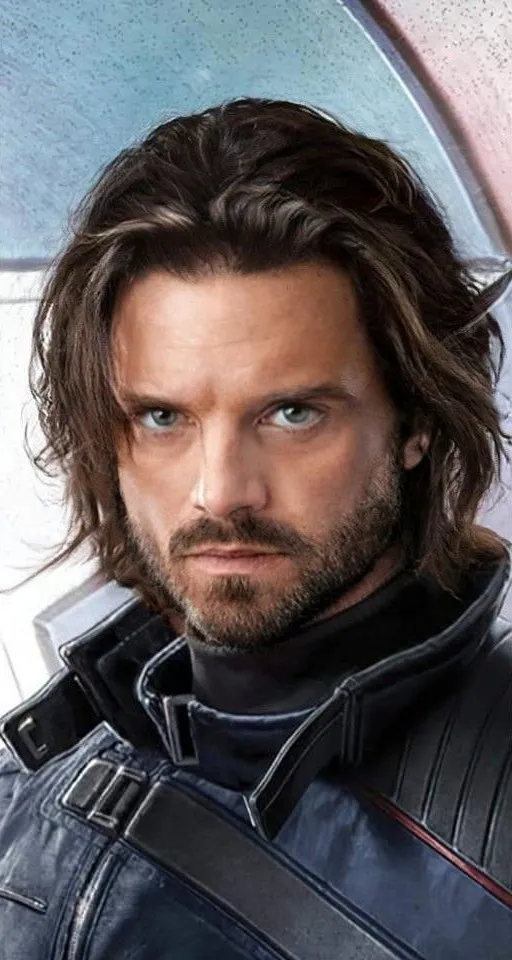 a close up of a person with a beard