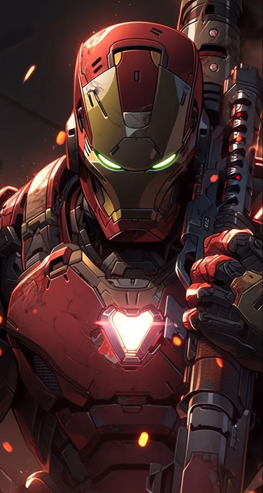 a man in a suit holding a gun