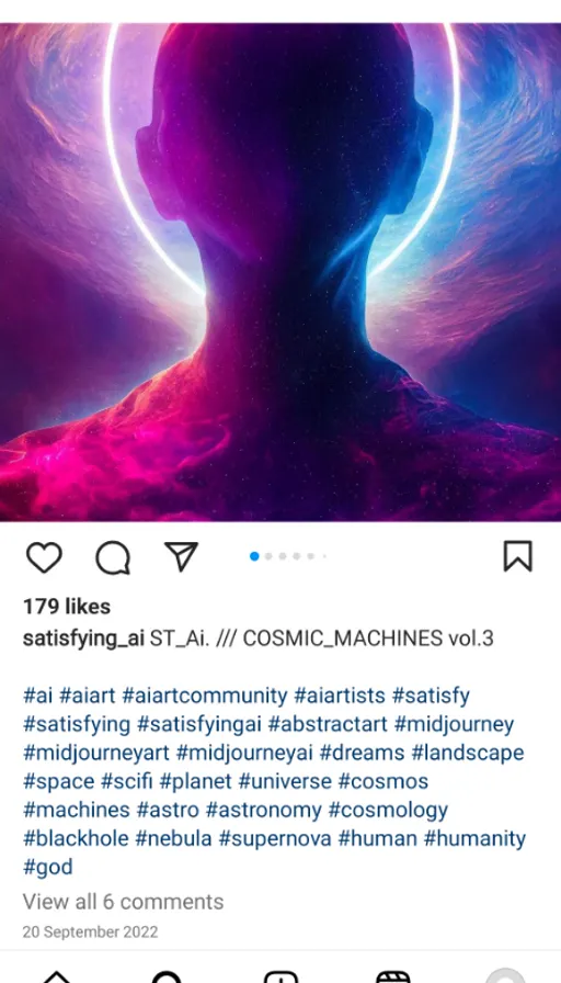 cosmic machines vol 3 - instagram