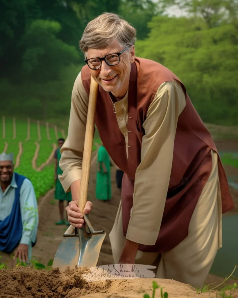 a man holding a shovel and digging in the dirt