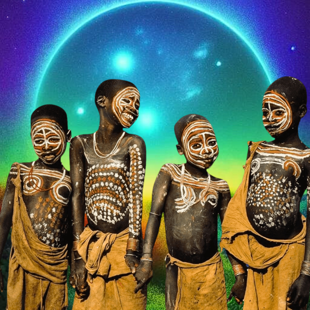 a group of people standing next to each other
