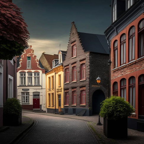 plant, building, window, sky, road surface, cloud, tree, house, residential area, facade